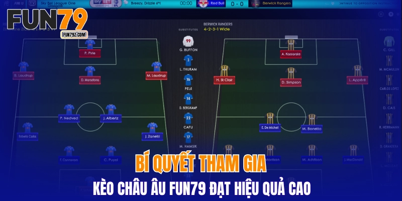 Bí quyết tham gia kèo châu Âu FUN79 đạt hiệu quả cao